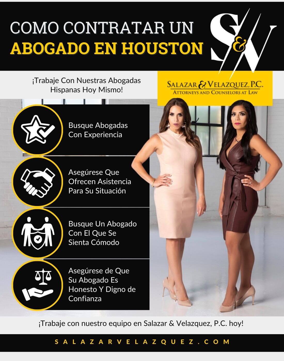Infographic - Como Contratar Un Abogado en Houston