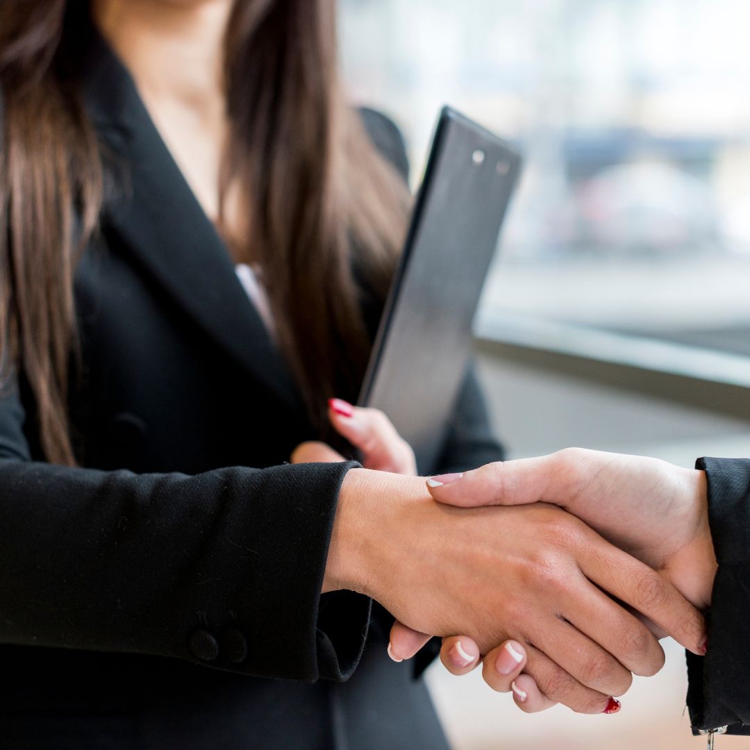 People shaking hands