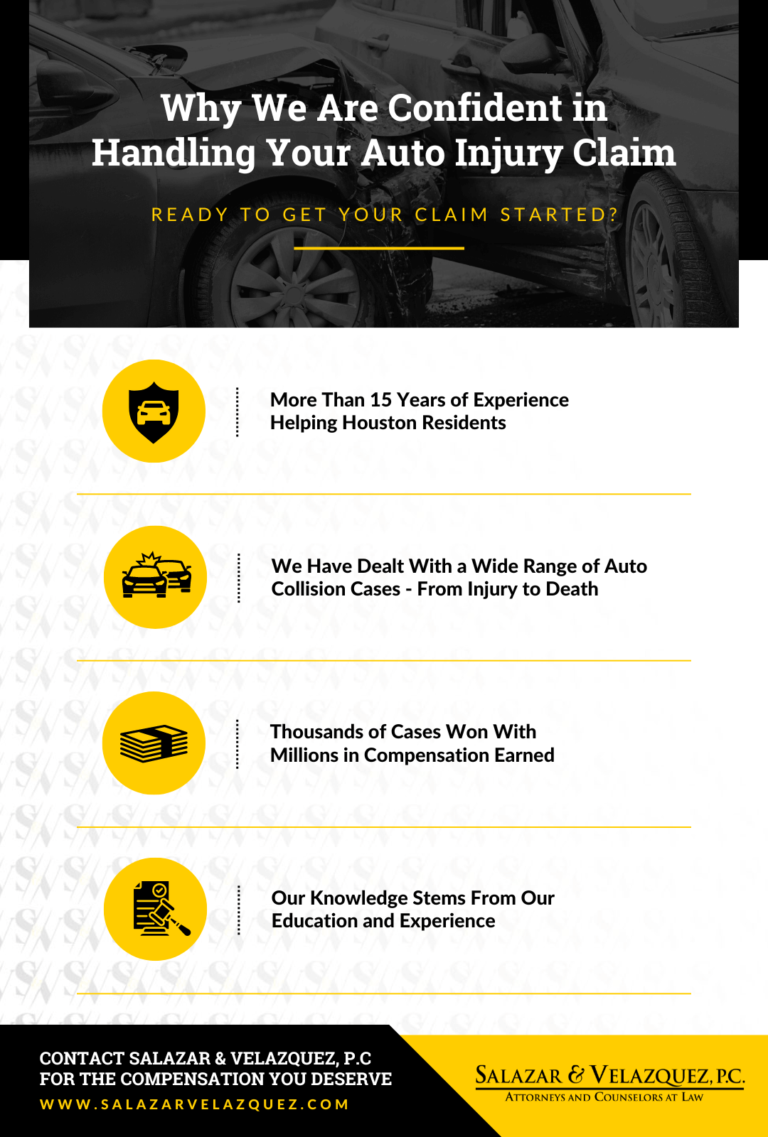 Infographic - Why We Are Confident in Handling Your Auto Injury Claim