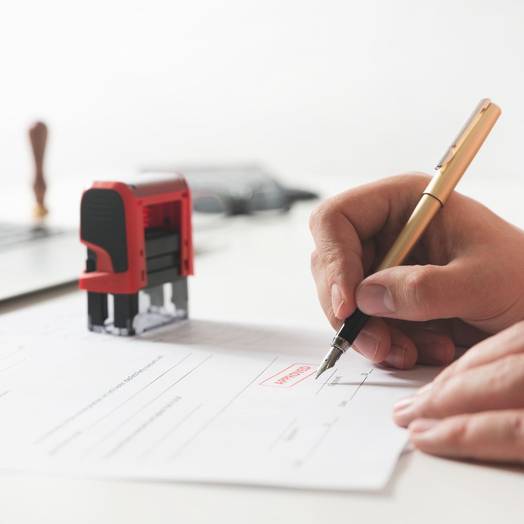 Person writing