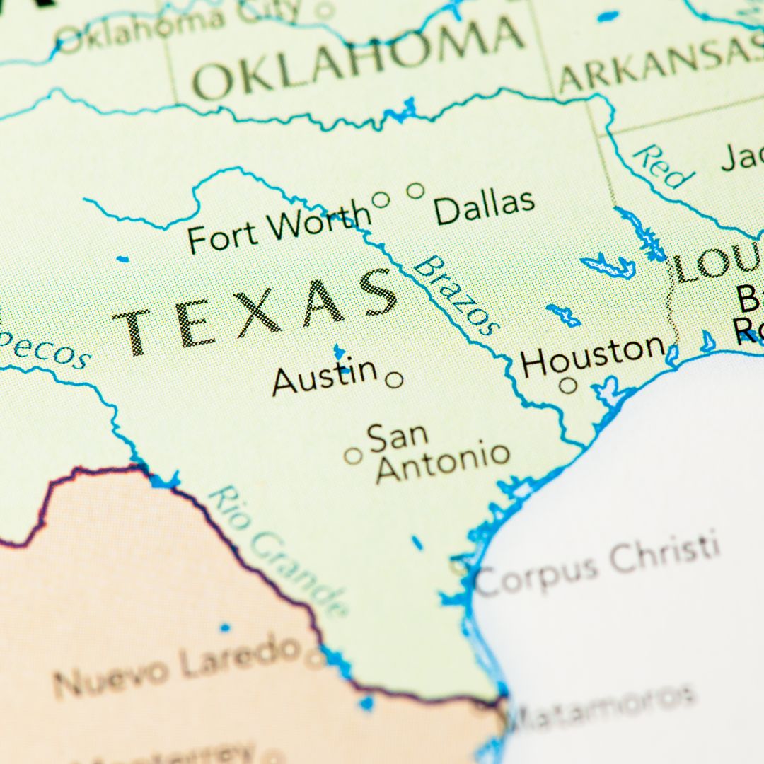 Map of Texas