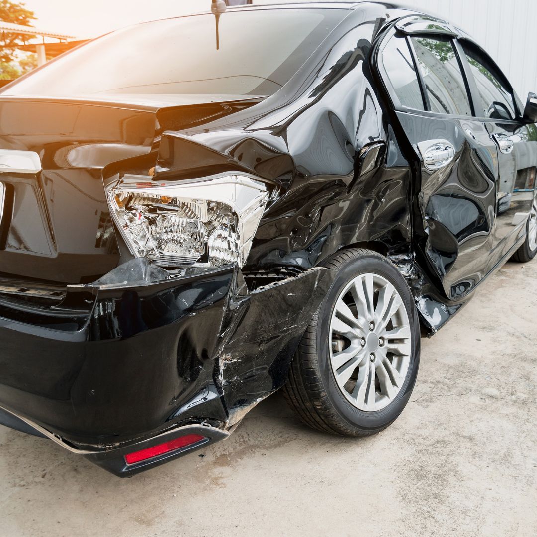 crashed car 