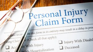 Personal injury claim form