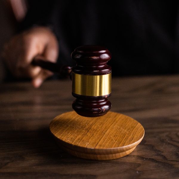 A judge gavel