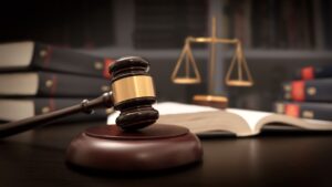 A judge gavel