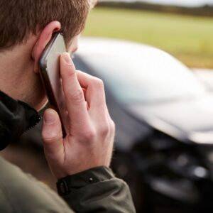 img of a man on the phone