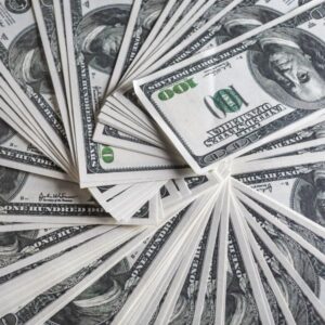 A stack of money