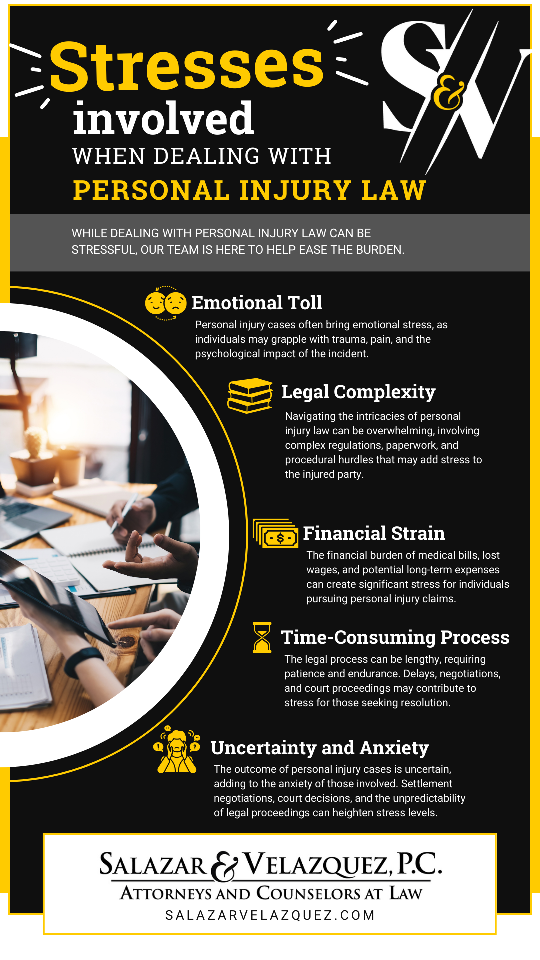 Infographic - Stresses Involved When Dealing With Personal Injury Law