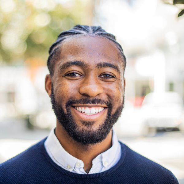 A smiling man