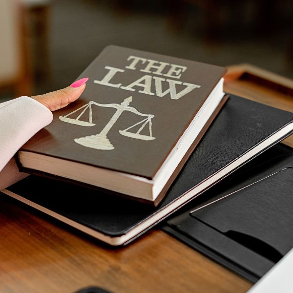 A book that says The Law