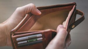 An empty wallet