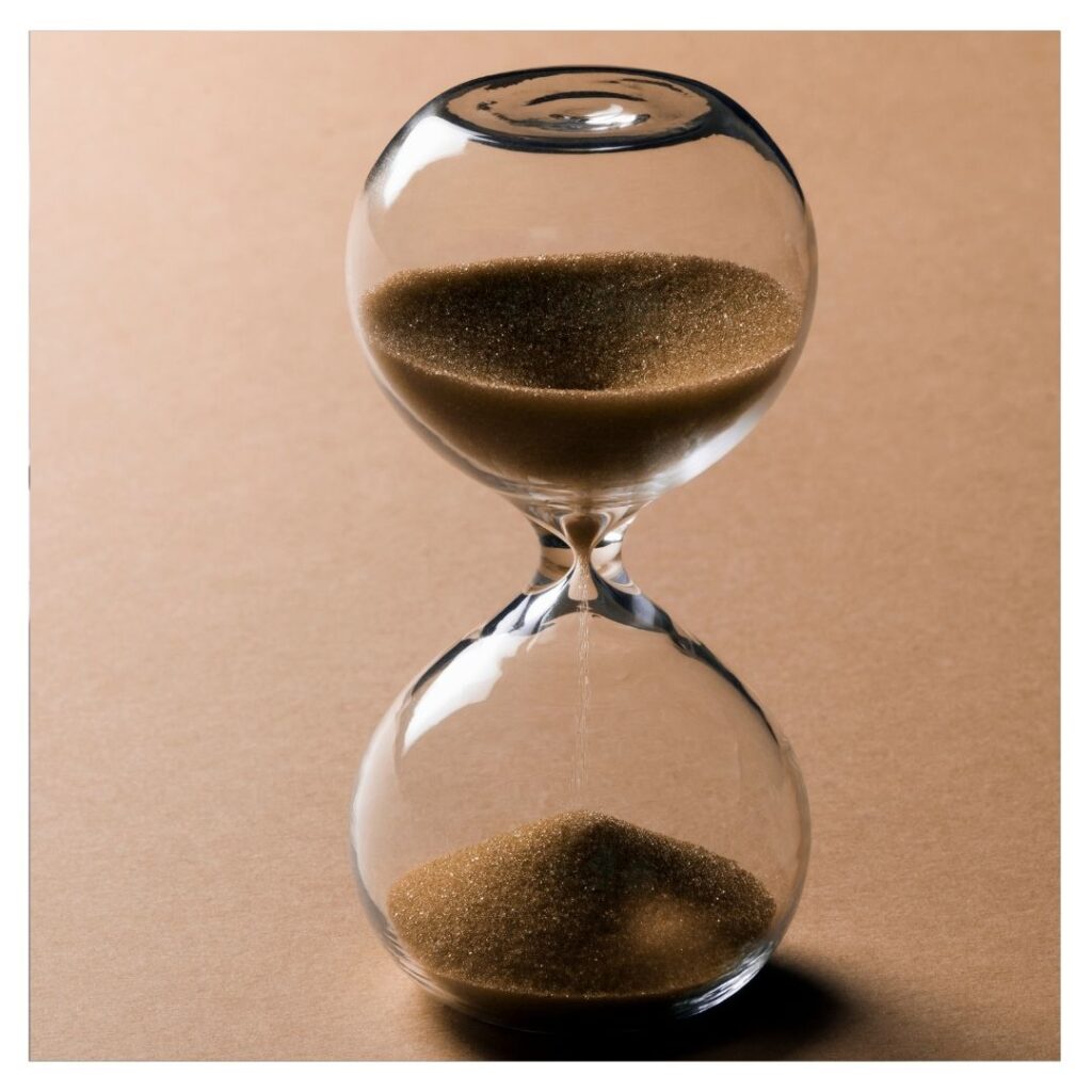 Un reloj de arena