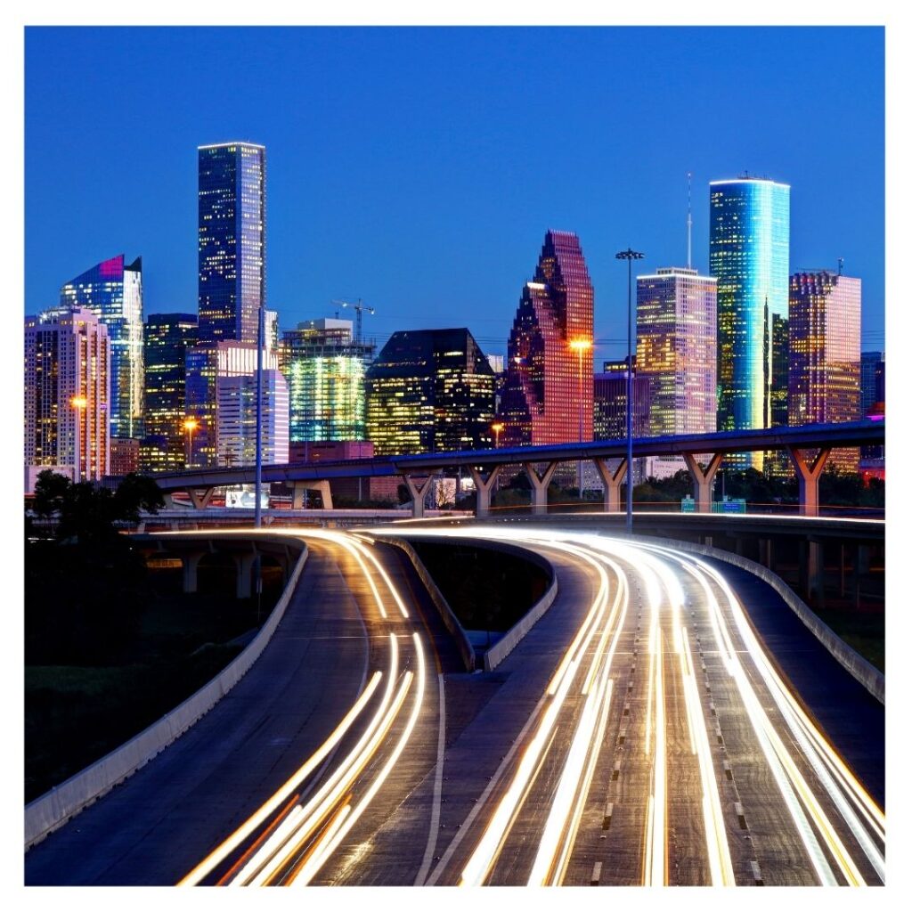 landscape of houston