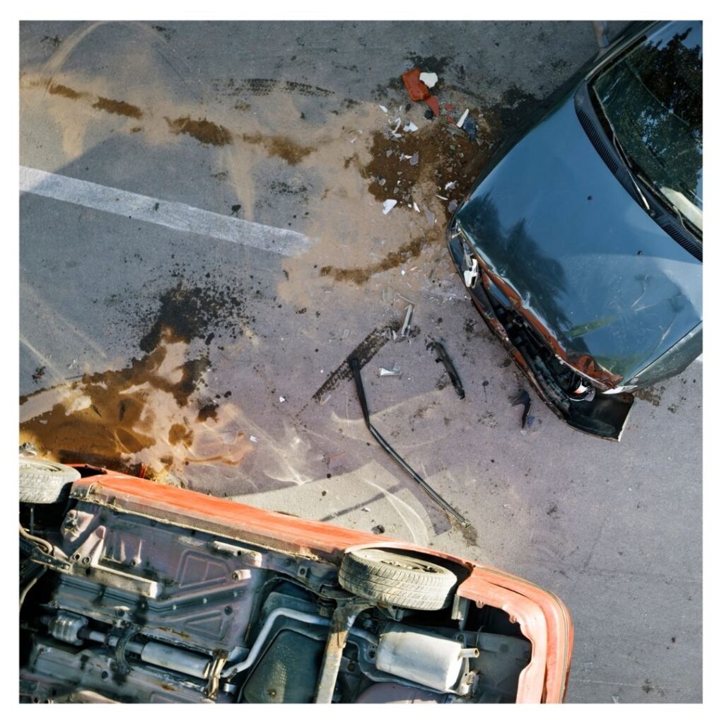 A severe car crash