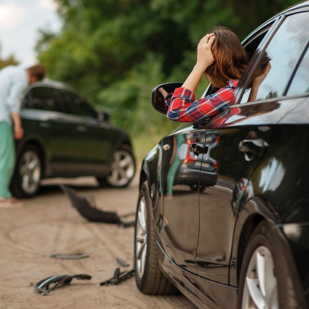Un accidente de coche