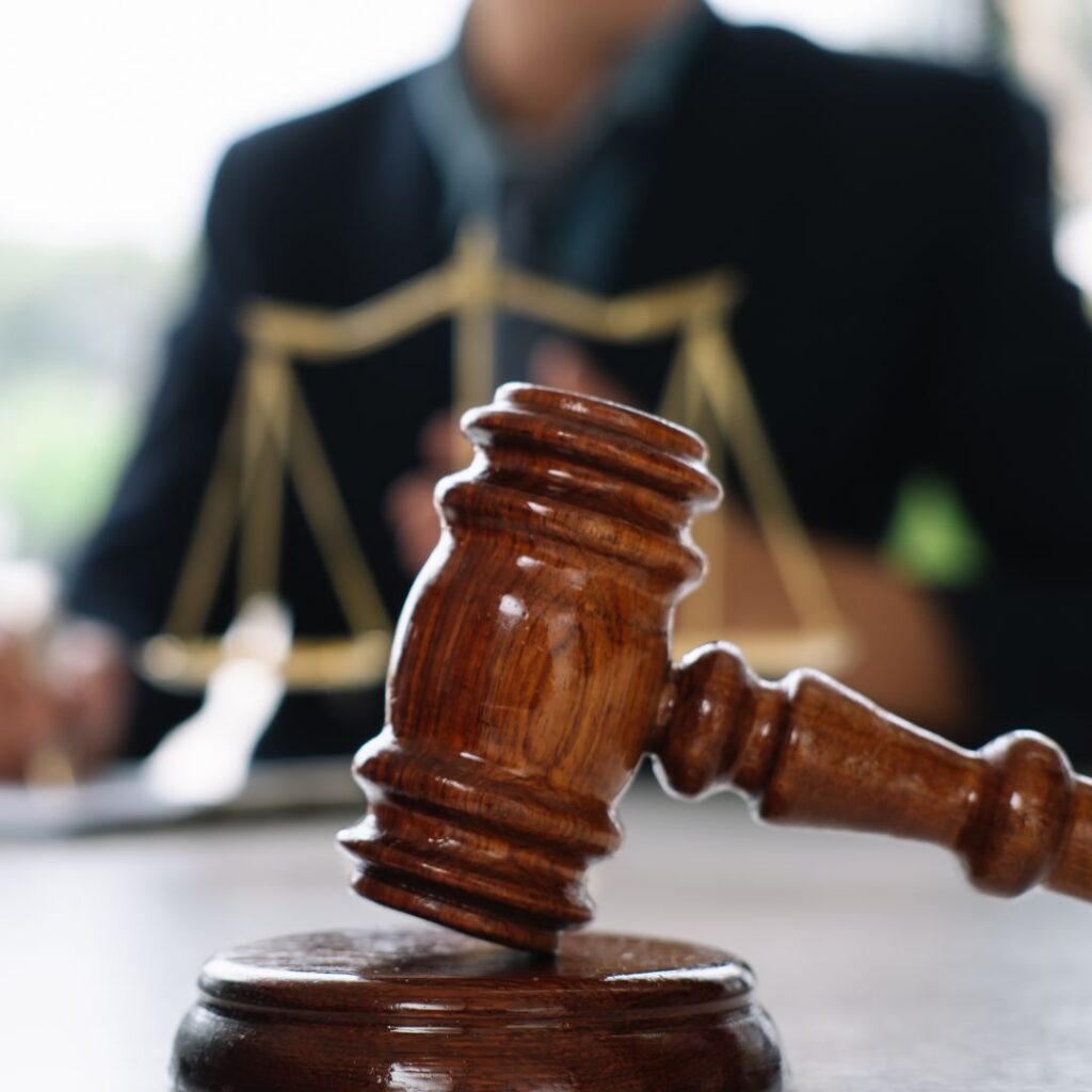 A judge gavel
