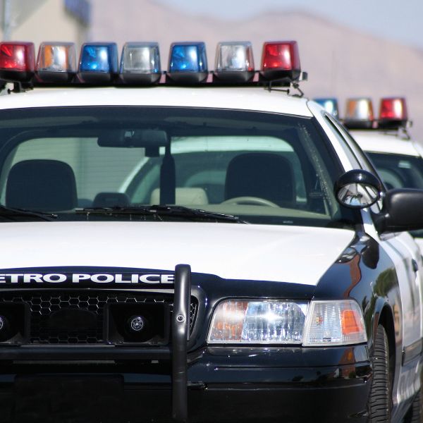 A police car
