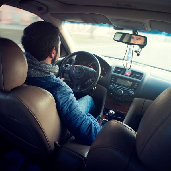 Person driving