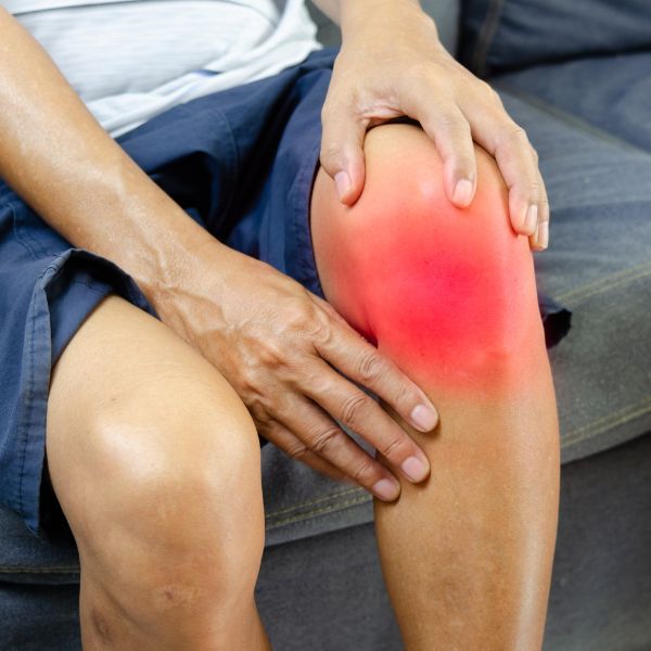 A hurt knee