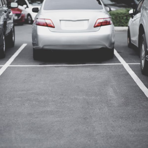 A parked car