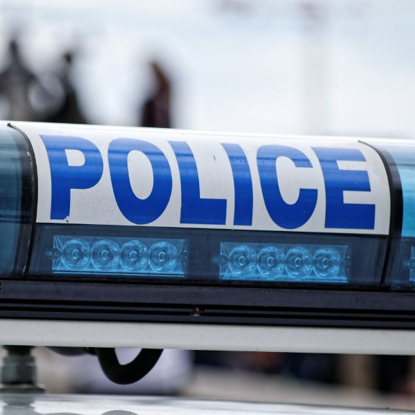 A police car