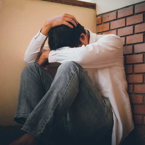 person in distress