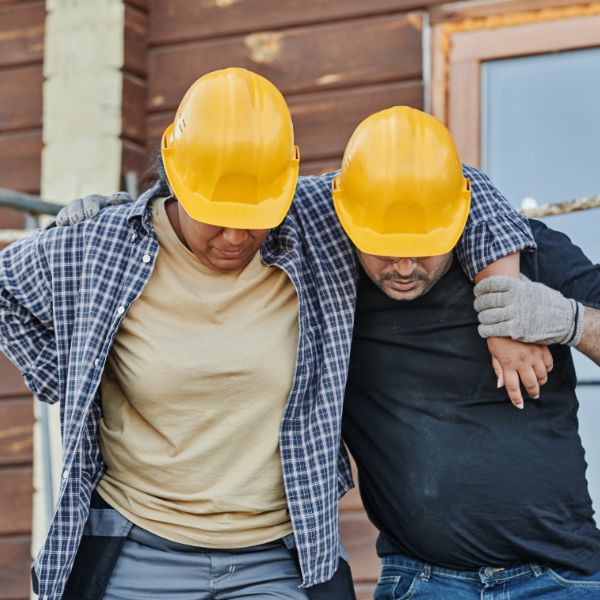 Trabajador herido en el trabajo