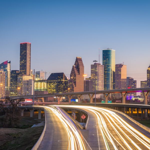 landscape of Houston