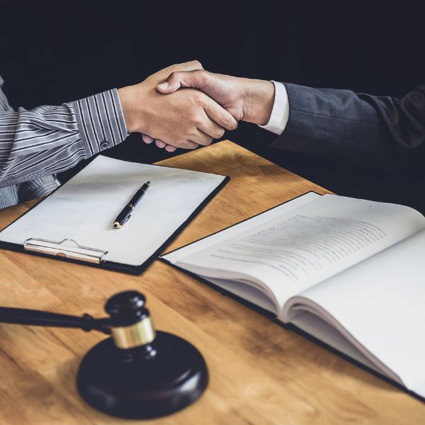 People shaking hands