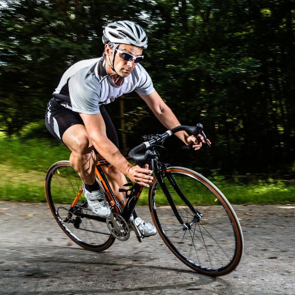 A cyclist