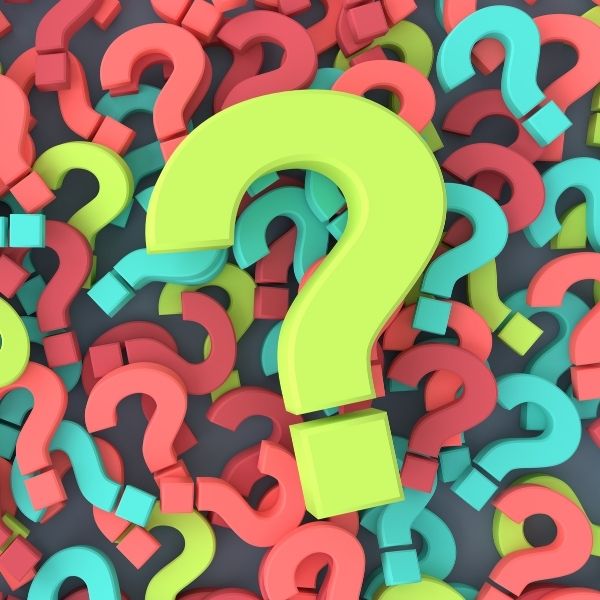 question marks