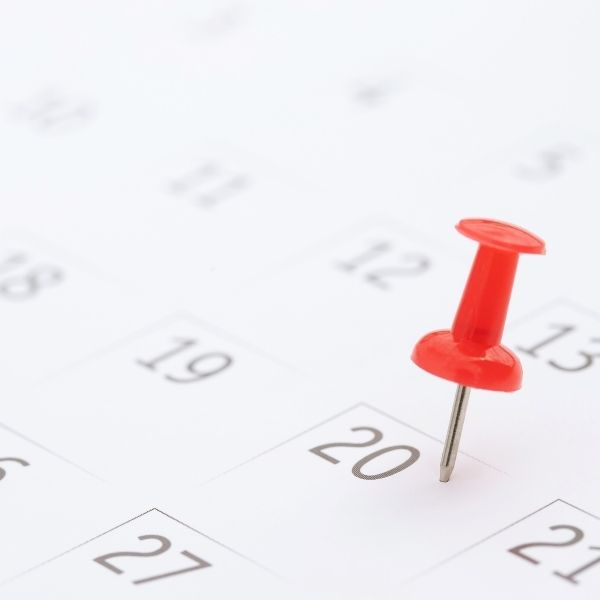 A calendar date