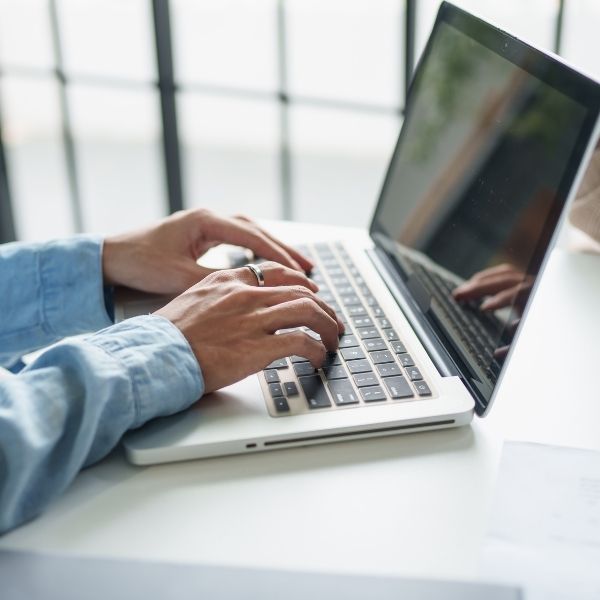 Using a laptop