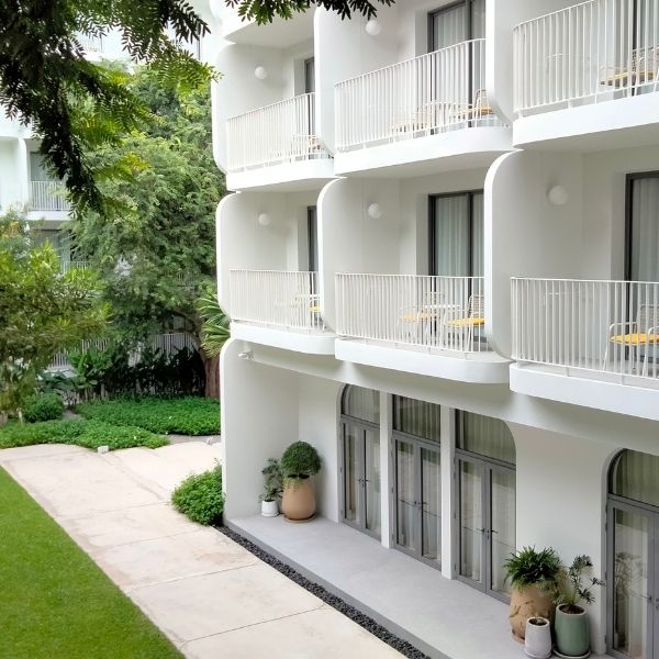 an apartment complex