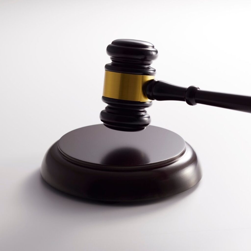 A judge gavel