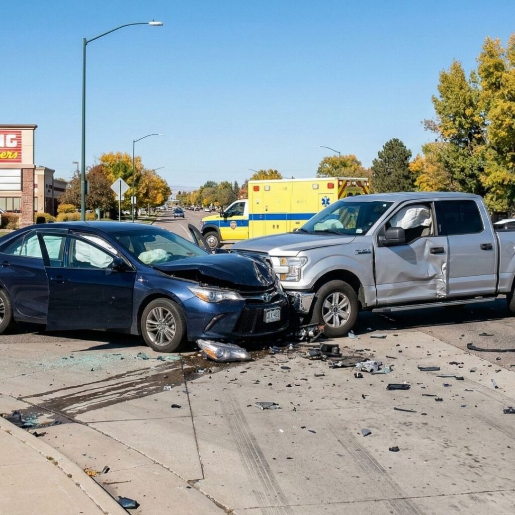 Un accidente de coche