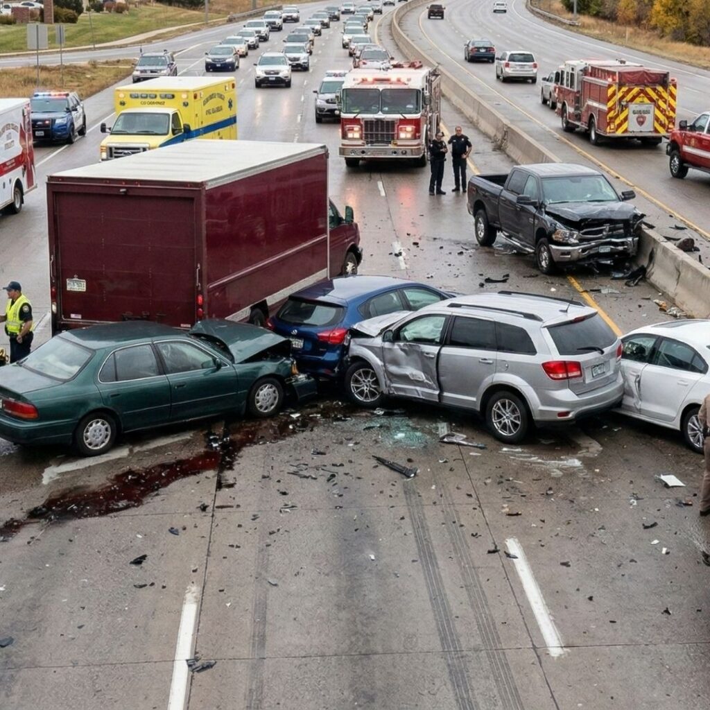 Un accidente múltiple
