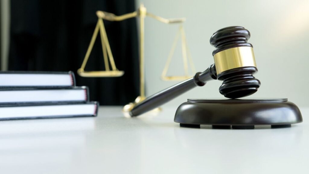 A judge gavel