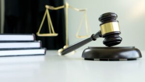 A judge gavel