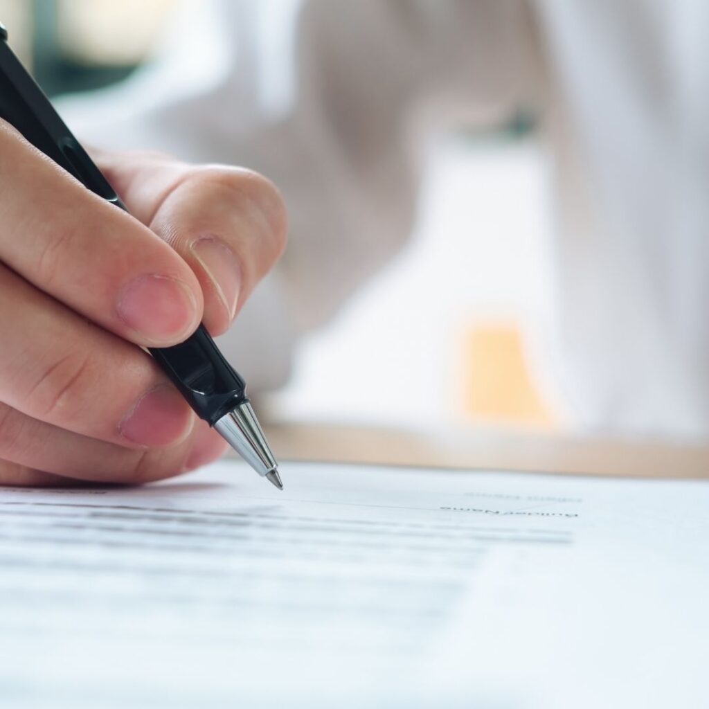 legal paperwork