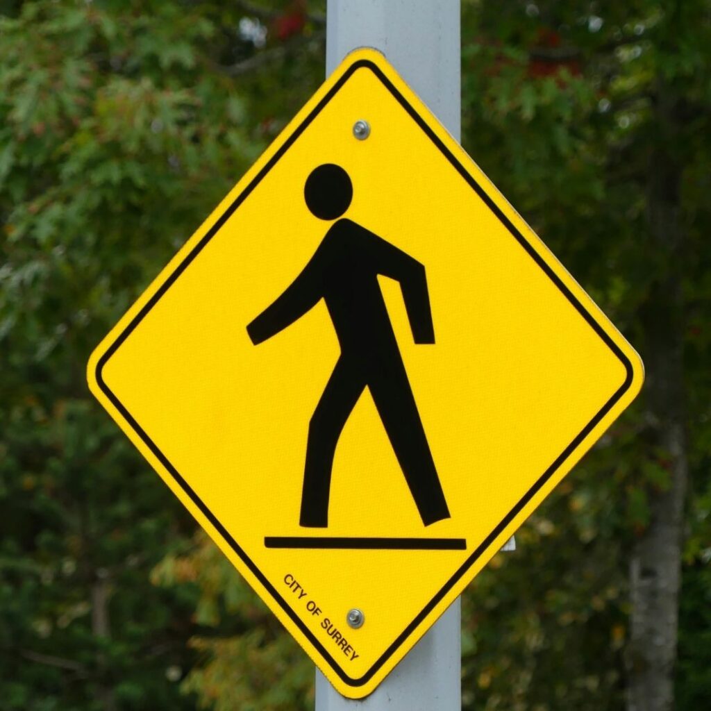 crosswalk sign