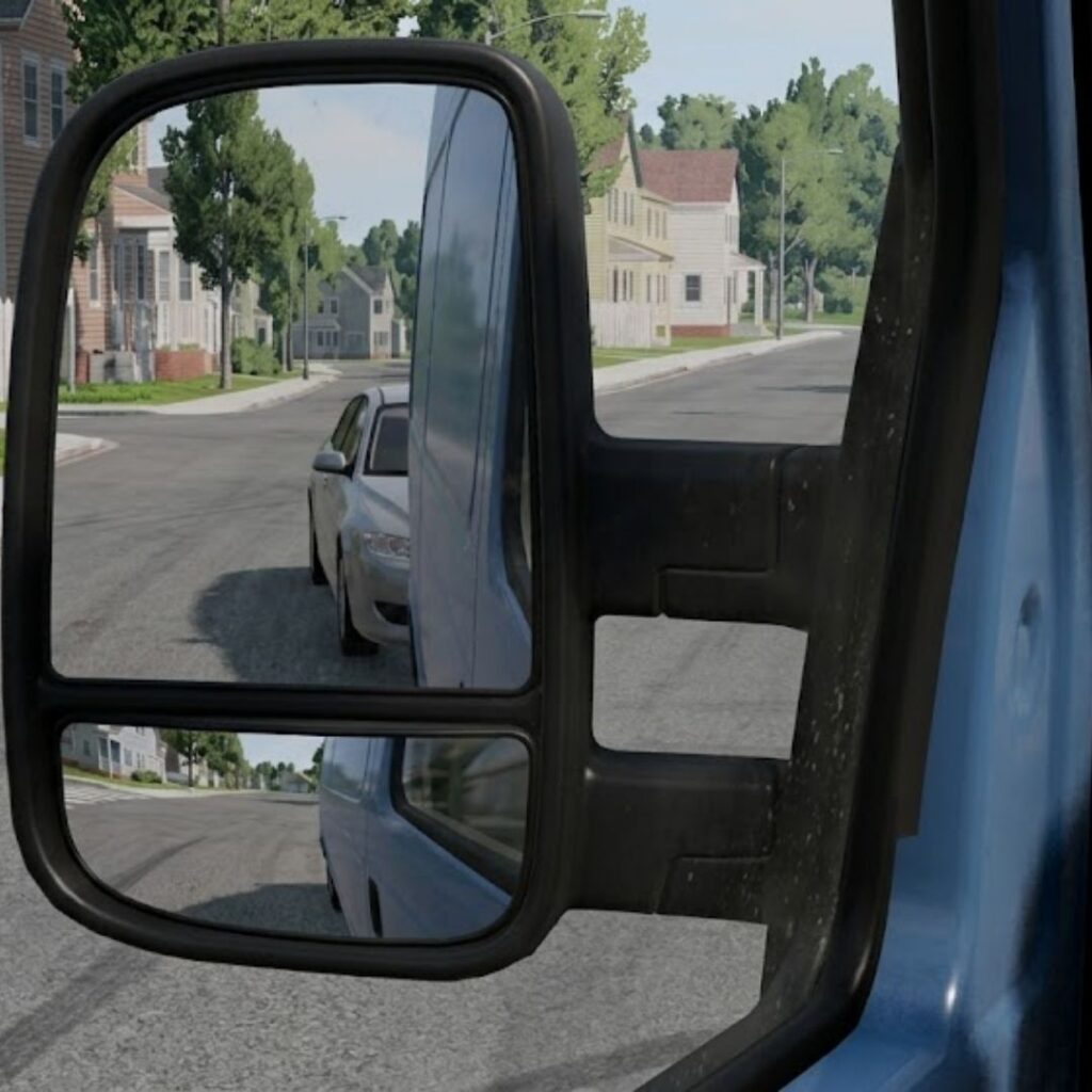 delivery van side mirror
