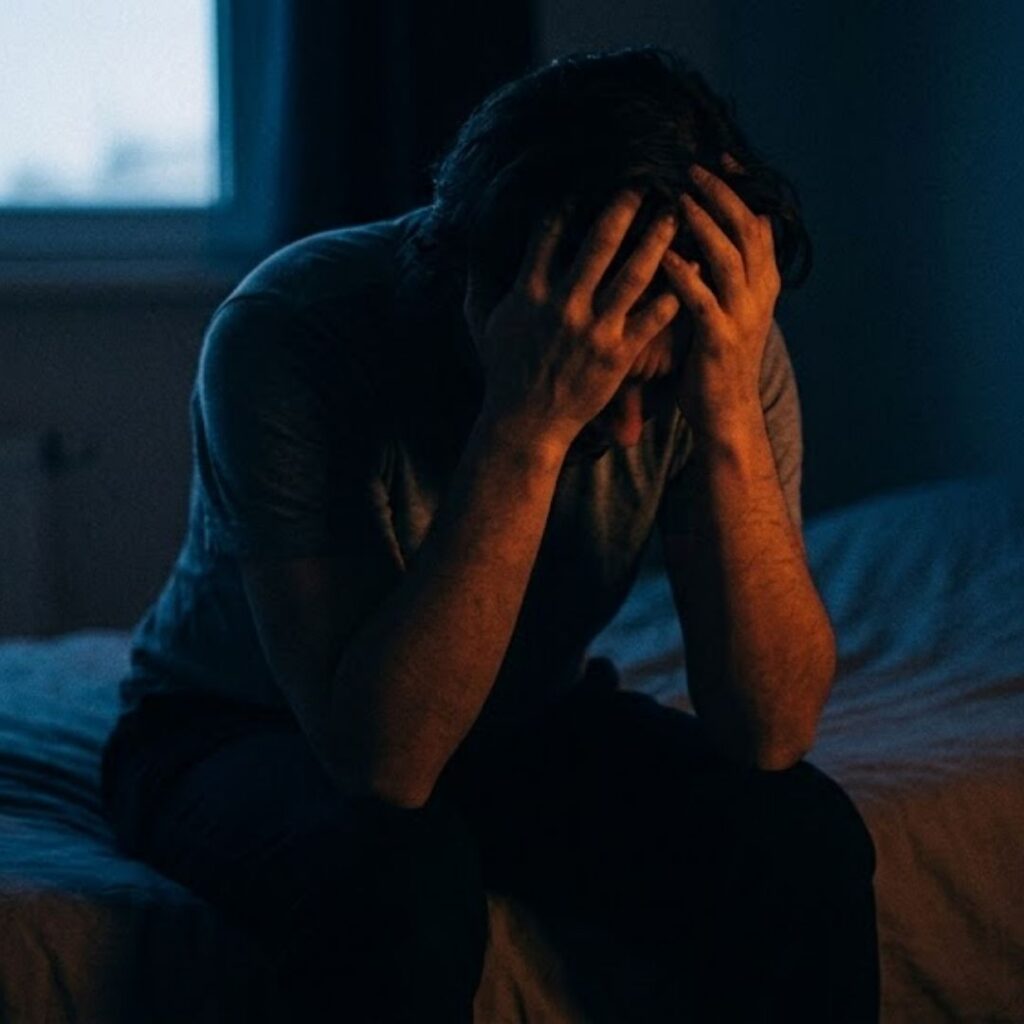 person with chronic headache