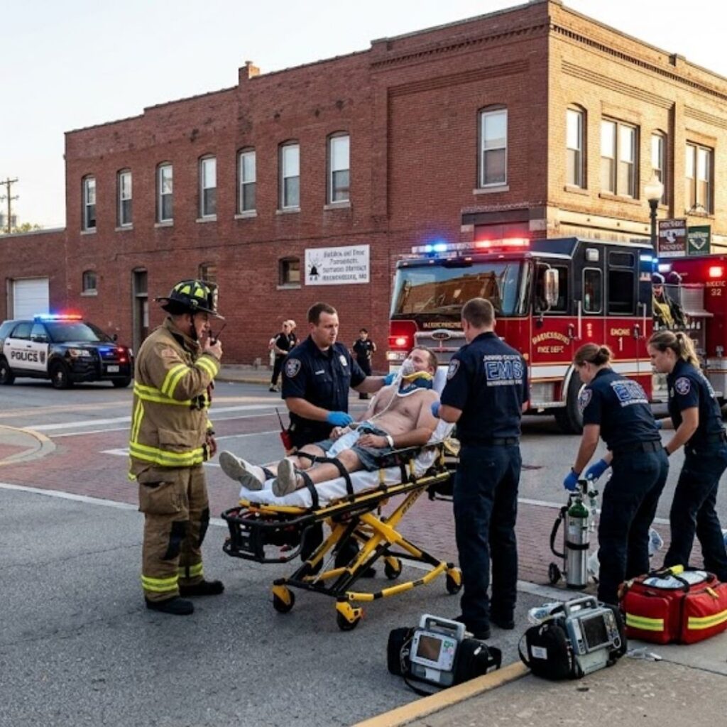 first responders helping crash victim