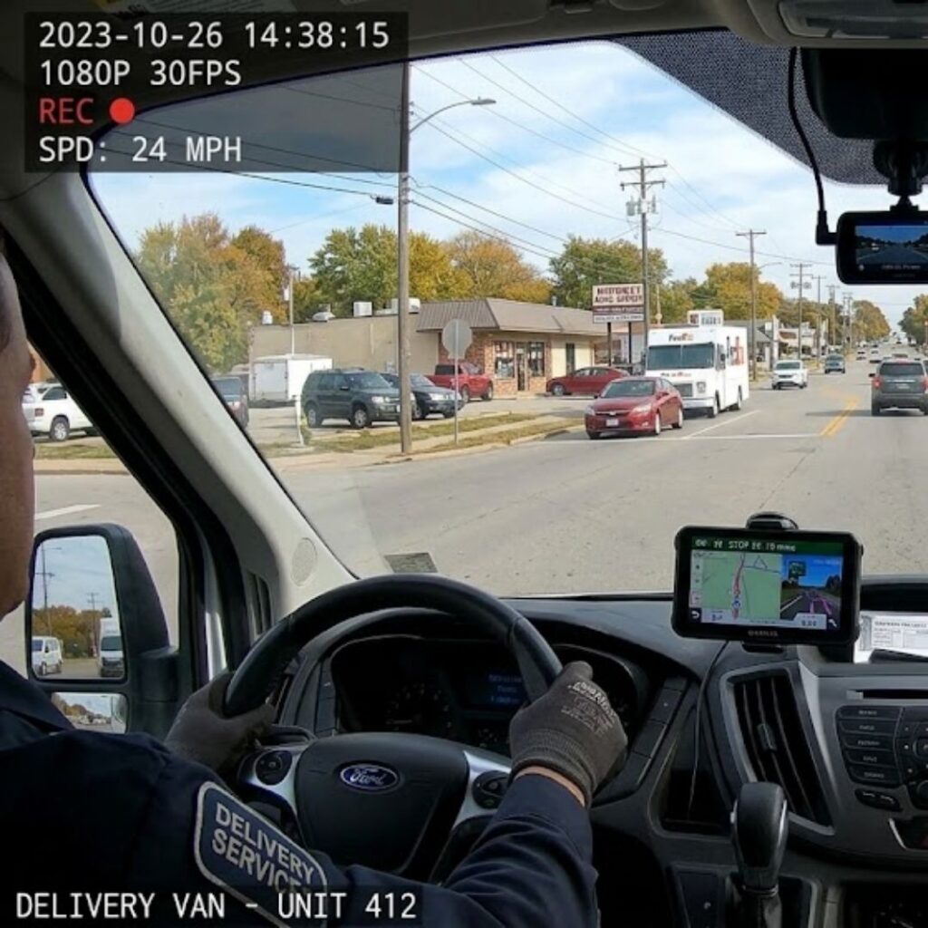 delivery van dash camera
