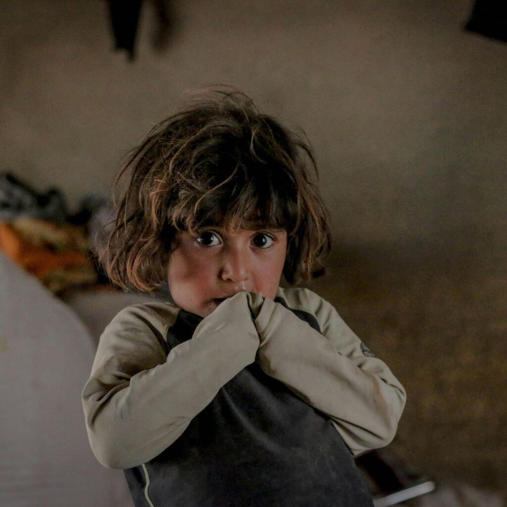 scared child