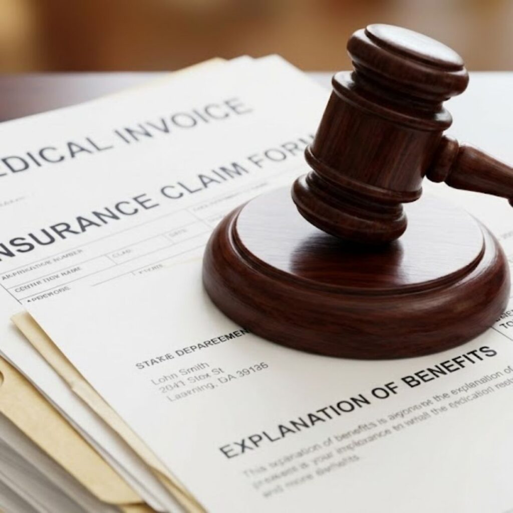 gavel on paperwork