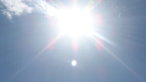 bright shining sun