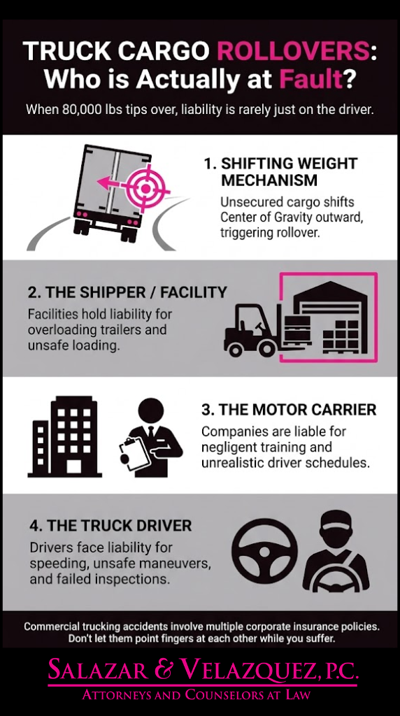 TRUCK CARGO ROLLOVERS: Who is Actually at Fault